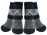 KUTKUT Non Slip Dog Socks with Grippers Prevent from Licking Paws,Anti-Slip Dogs Grip Socks for Small Medium and Senior Dogs on Hardwood Floor.